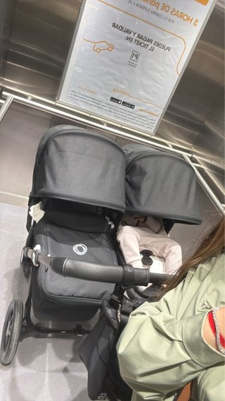 Bugaboo Donkey 5 Negro Gemelar