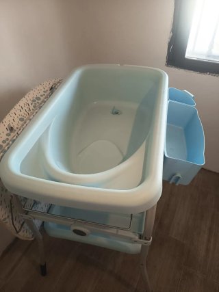 Bañera cambiador para bebé