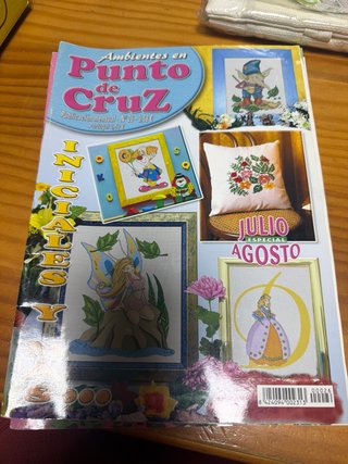 Revistas Ambientes punto cruz