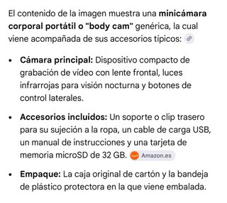 Minicámara Corporal Portátil