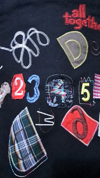 Bolso Desigual Negro con Parches