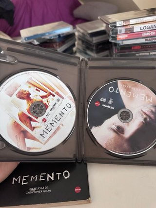 Blu-ray Memento con funda