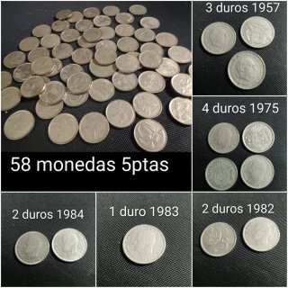 Antiguas monedas de duro