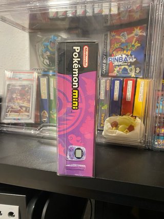 Nintendo Pokemon mini rosa completa