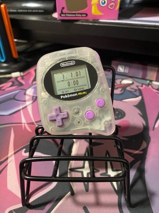 Nintendo Pokemon mini rosa completa