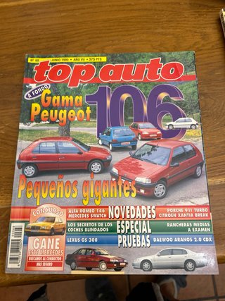 Colección incompleta de revista TOP AUTO.
