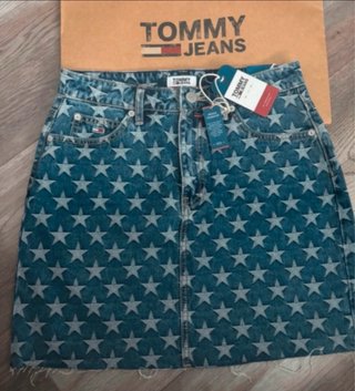 Falda vaquera Tommy Hilfiger estrellas NUEVA
