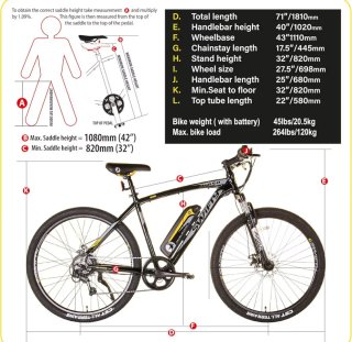 Bicicleta Eléctrica SWIFT ATB650