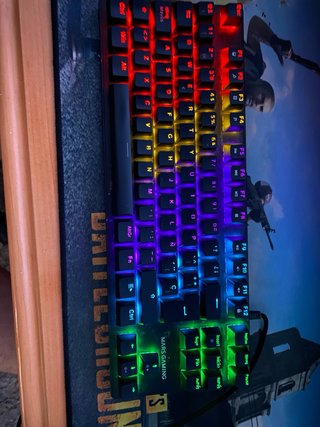 Teclado Mecánico RGB Switch Azul