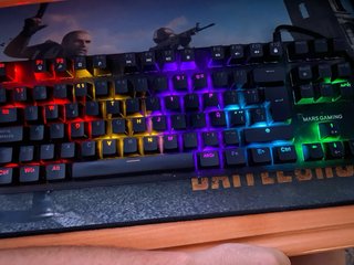 Teclado Mecánico RGB Switch Azul