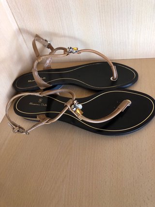 Sandalias Massimo Dutti Marrones y Negras