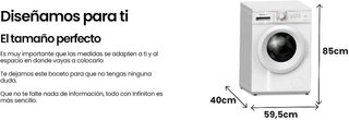 Lavadora Milectric 6kg 1000 RPM en Denia