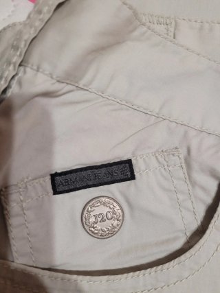 Pantalones Armani Jeans Beige  Nuevos