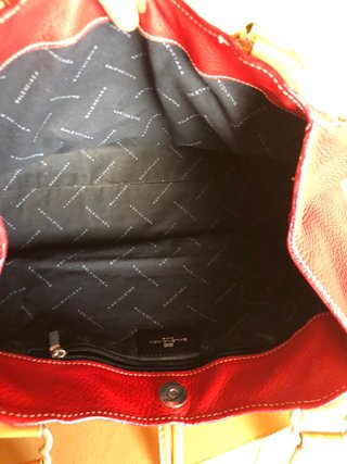 Borsa a mano Balenciaga rossa in pelle
