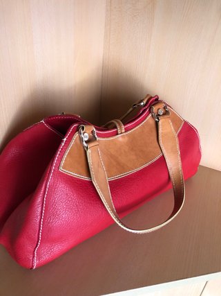 Borsa a mano Balenciaga rossa in pelle
