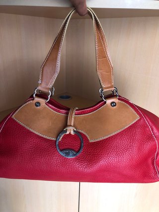 Borsa a mano Balenciaga rossa in pelle