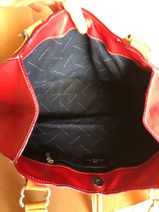 Borsa a mano Balenciaga rossa in pelle