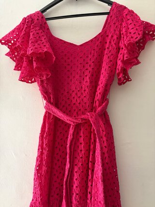 Vestido Zara Fucsia Talla M