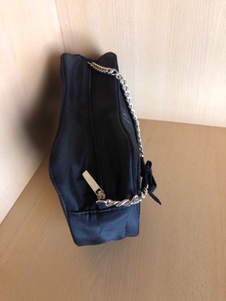 Neceser Dior Negro con Cadena y Lazo