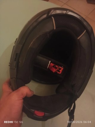 Casco de moto LS2 negro
