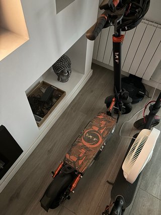 Patinete B-Mov Negro y Naranja