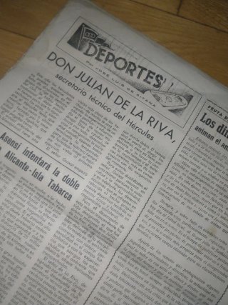 ASES ALICANTE Periódico Deportivo 1953 HERCULES 11