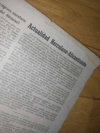 ASES ALICANTE Periódico Deportivo 1953 HERCULES 11