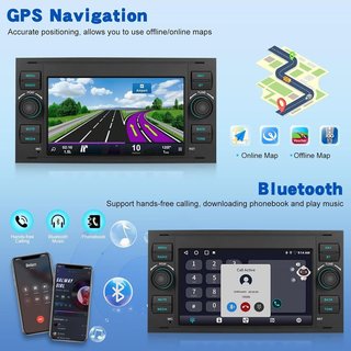 ETLFUCyber AutoRadio 2+32GB 9” Ford 2003‑2012