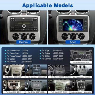 ETLFUCyber AutoRadio 2+32GB 9” Ford 2003‑2012