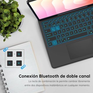 VANKEYPAD Funda teclado 14.6'' RGB Samsung Tab S11