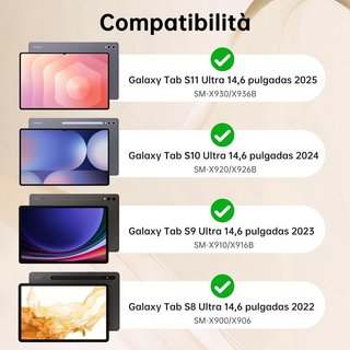 VANKEYPAD Funda teclado 14.6'' RGB Samsung Tab S11