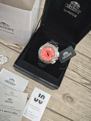 Orient M-Force Automático RA-ACON02Y10B Naranja