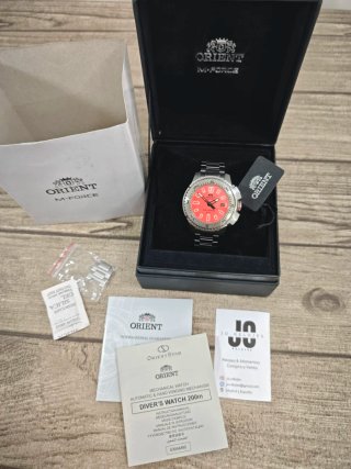 Orient M-Force Automático RA-ACON02Y10B Naranja