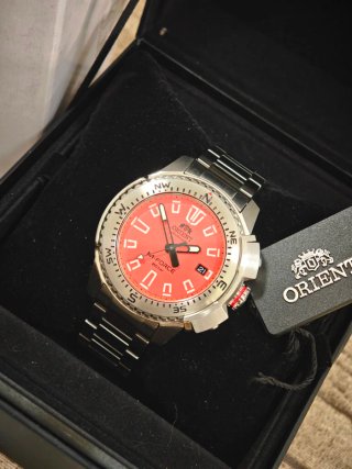 Orient M-Force Automático RA-ACON02Y10B Naranja