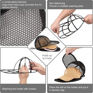 JGGDDU Soporte para lavadora de gorras 2 Unidades