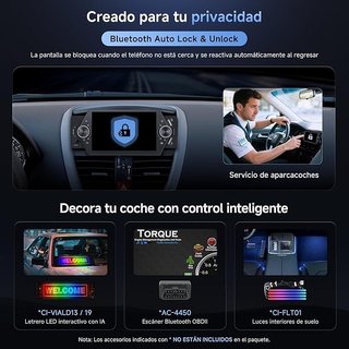 ATOTOZONE Android AutoRadio 9'' 1 DIN táctil