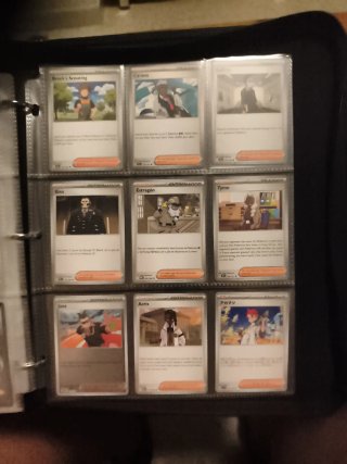 Lote Cartas Pokémon Entrenador y Objeto