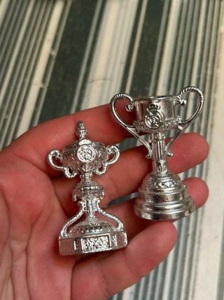 Lote 22 mini figuras de copas Real Madrid