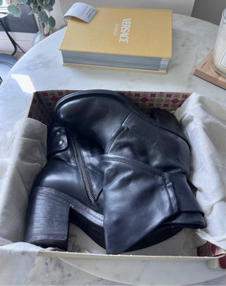 Botas Piel Negra A.S. 98