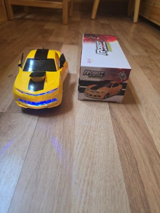 Coche Robot Super Change Amarillo