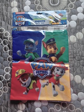 Saquito Paw Patrol para meriendas