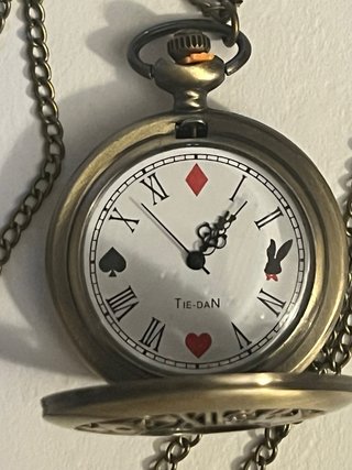 Orologio Tasca Vintage Alice In Wondertime