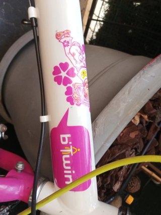 Bicicleta infantil rosa Btwin