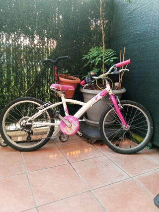 Bicicleta infantil rosa Btwin