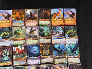 Lote 34 Cartas Fantasy Riders + Limitadas