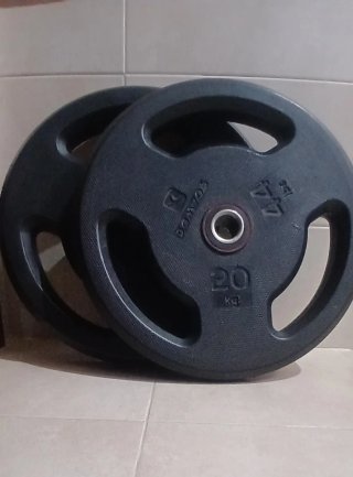 Disco Caucho 20 kg 28 mm
