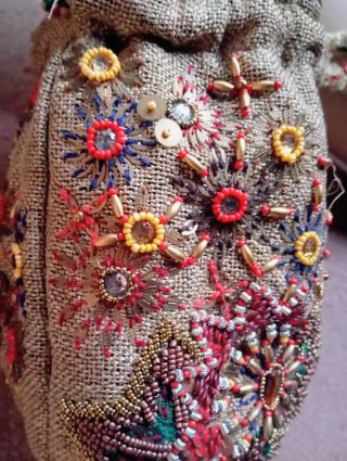Bolso saco abalorios Zara ( estilo Boho/ Etnico)