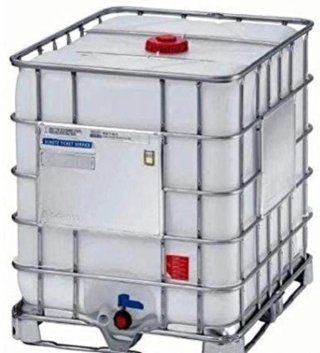 Bidón 1000L IBC con jaula metálica