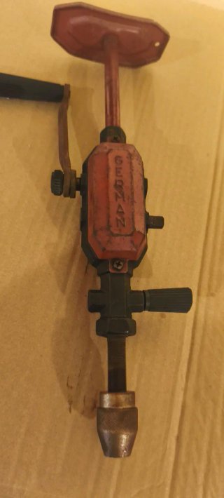 Trapano a Petto Vintage Germania Anni '60 Rosso