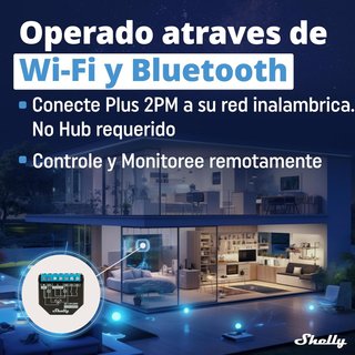 Shelly Plus 2PM Smart Home - Interruptor de relé Doble